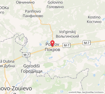 Map of Pokrov, Vladimir Oblast