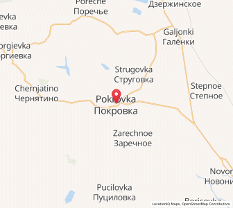 Map of Pokrovka, Primorye