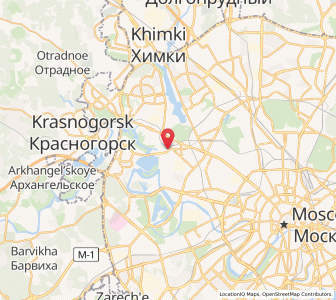 Map of Pokrovskoye-Streshnëvo, Moscow