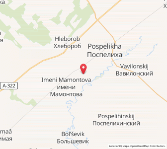 Map of Pospelikha, Altai Krai