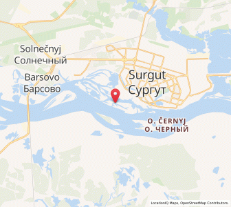 Map of Poykovskiy, Khanty-Mansia