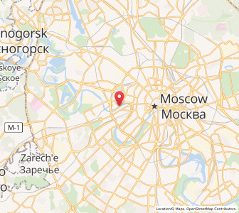 Map of Presnenskiy, Moscow