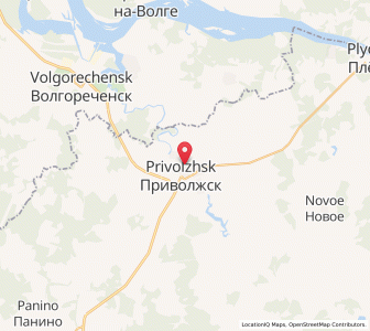 Map of Privolzhsk, Ivanovo Oblast