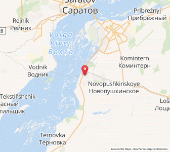 Map of Privolzhskiy, Saratov Oblast