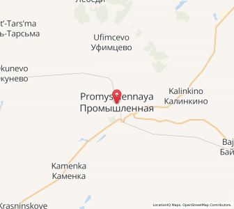Map of Promyshlennaya, Kuzbass