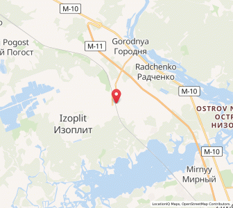 Map of Redkino, Tver Oblast