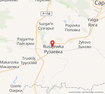 Map of Ruzayevka, Mordoviya Republic