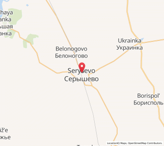 Map of Seryshevo, Amur Oblast