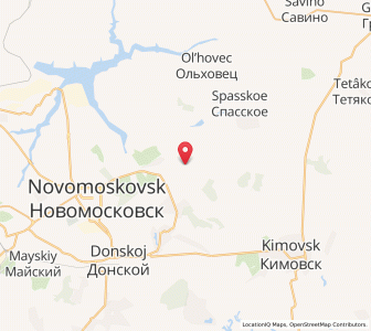 Map of Severo-Zadonsk, Tula Oblast