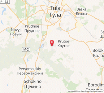 Map of Skuratovskiy, Tula Oblast