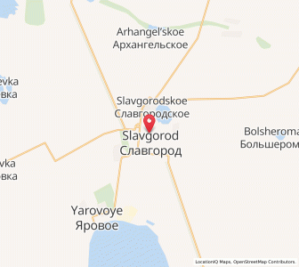 Map of Slavgorod, Altai Krai