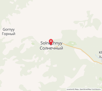 Map of Solnechnyy, Khabarovsk