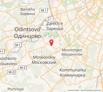 Map of Solntsevo, Moscow