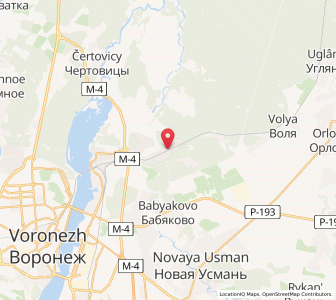 Map of Somovo, Voronezh Oblast