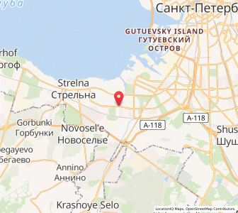 Map of Sosnovaya Polyana, St.-Petersburg