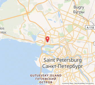 Map of Staraya Derevnya, St.-Petersburg