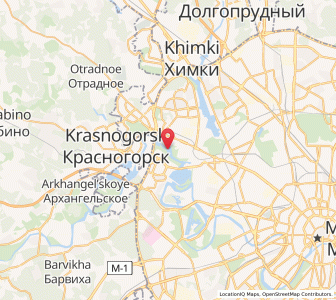 Map of Strogino, Moscow