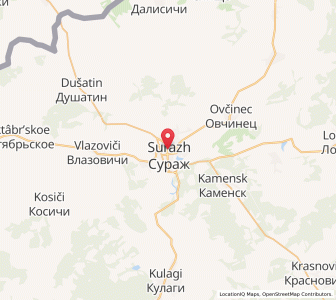 Map of Surazh, Bryansk Oblast