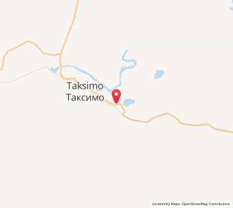 Map of Taksimo, Buryatiya Republic