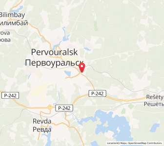 Map of Talitsa, Sverdlovsk Oblast