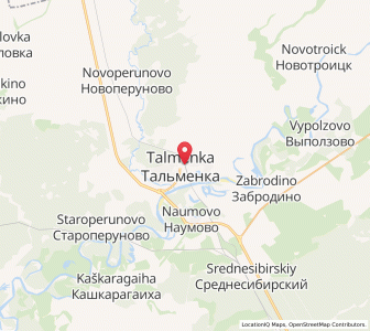 Map of Tal’menka, Altai Krai