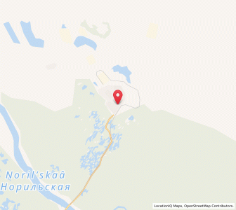 Map of Talnakh, Krasnoyarsk Krai