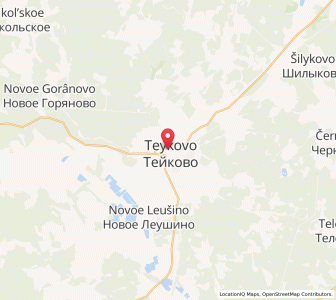 Map of Teykovo, Ivanovo Oblast