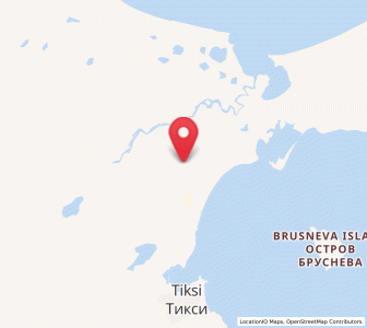 Map of Tiksi, Sakha