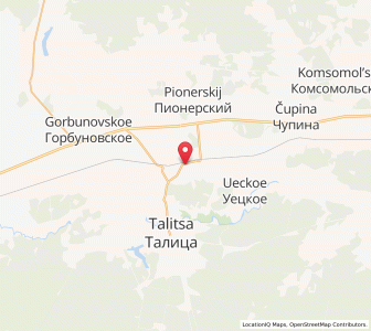 Map of Troitskiy, Sverdlovsk Oblast