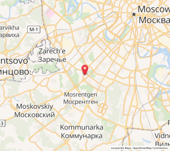 Map of Troparëvo, Moscow