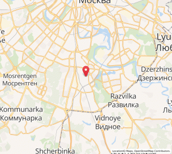 Map of Tsaritsyno, Moscow