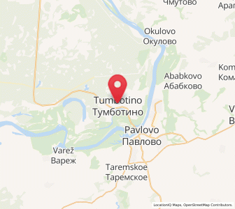 Map of Tumbotino, Nizhny Novgorod Oblast