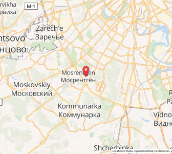 Map of Tyoply Stan, Moscow