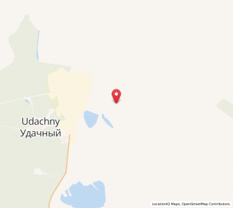 Map of Udachny, Sakha