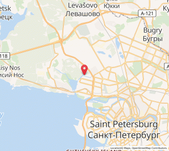 Map of Untolovo, Leningradskaya Oblast'