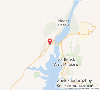 Map of Ust’-Ilimsk, Irkutsk Oblast