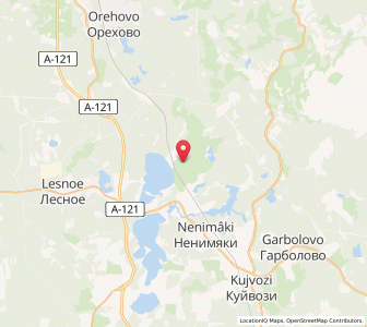 Map of Vaskelovo, Leningradskaya Oblast'