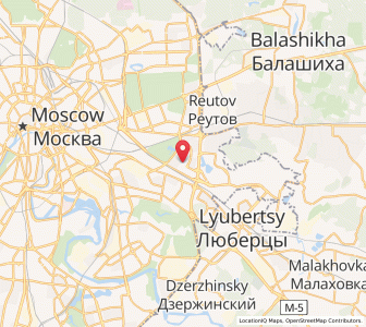 Map of Veshnyaki, Moscow