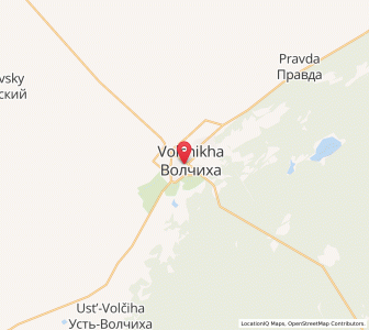 Map of Volchikha, Altai Krai