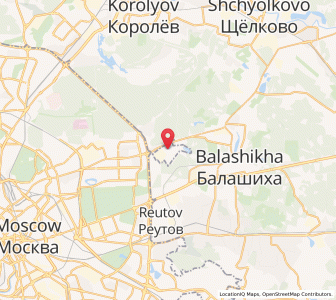 Map of Vostochnyy, Moscow