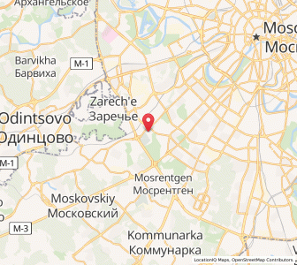 Map of Vostryakovo, Moscow Oblast