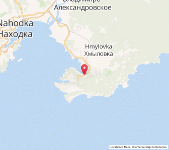 Map of Vrangel’, Primorye