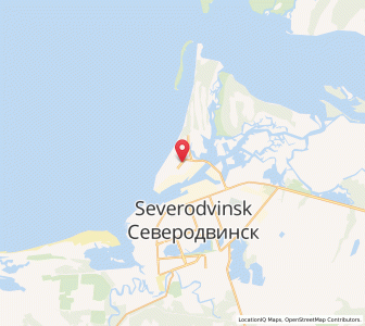 Map of Yagry, Arkhangelskaya