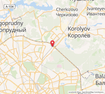 Map of Yaroslavskiy, Moscow