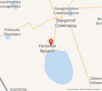 Map of Yarovoye, Altai Krai