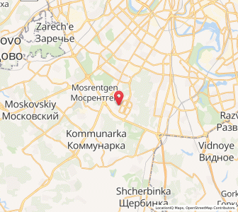 Map of Yasenevo, Moscow