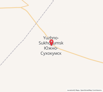 Map of Yuzhno-Sukhokumsk, Dagestan