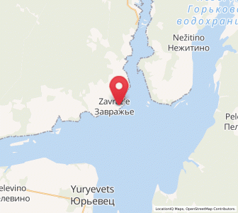 Map of Zavrazh’ye, Kostroma Oblast