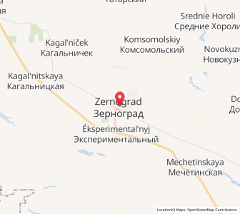 Map of Zernograd, Rostov