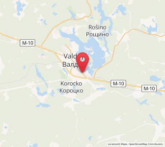 Map of Zimogor’ye, Novgorod Oblast